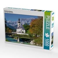 Produktbild: CALVENDO Puzzle Kirche bei Ramsau | 1000 Teile Lege-Gr&ouml;&szlig;e 64x48cm Foto-Puzzle f&uuml;r gl&uuml;ckliche Stunden