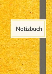 Produktbild: Notizbuch A5 blanko - 100 Seiten 90g/m&sup2; - Soft Cover Gelb