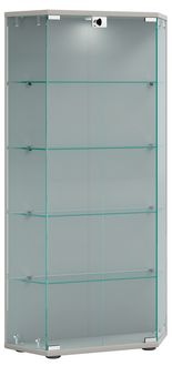 Produktbild: Holz Glas Stand Vitrine Sammelvitrine Cenila L