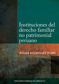 Produktbild: Instituciones del derecho familiar no patrimonial peruano