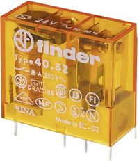 Produktbild: Finder 40.52.8.240.0000 Printrelais 240 V/AC 8A 2 Wechsler 1St.