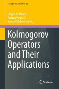Produktbild: Kolmogorov Operators and Their Applications