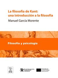 Produktbild: La filosof&iacute;a de Kant : una introducci&oacute;n a la filosof&iacute;a