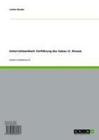 Produktbild: Unterrichtseinheit: Einf&uuml;hrung des Satzes (2. Klasse)