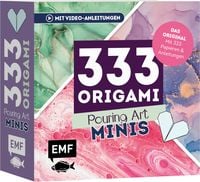 Produktbild: 333 Origami Minis &ndash; Pouring Art &ndash; Dein dekorativer Wendeblock zum kreativen Falten & Notieren