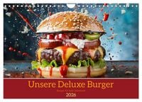 Produktbild: Unsere Burger Deluxe (Wandkalender 2026 DIN A4 quer), CALVENDO Monatskalender