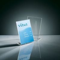 Produktbild: Tischaufsteller A6 Sigel, schr&auml;g