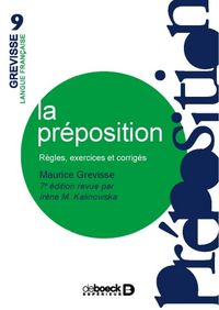 Produktbild: Preposition regles exercices et