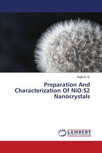 Produktbild: Preparation And Characterization Of NiO:S2 Nanocrystals