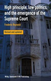 Produktbild: High Principle, Low Politics, and the Emergence of the Supreme Court