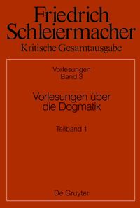 Produktbild: Vorlesungen &uuml;ber die Dogmatik