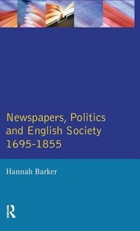 Produktbild: Newspapers and English Society 1695-1855