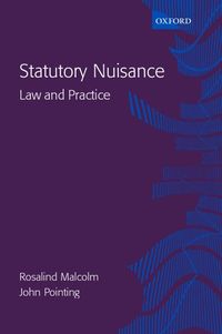 Produktbild: Statutory Nuisance: Law and Practice
