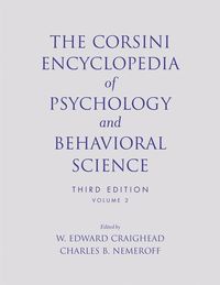 Produktbild: The Corsini Encyclopedia of Psychology and Behavioral Science