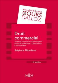 Produktbild: Droit Commercial; Actes De Commerce Commercants Fonds De Commerce