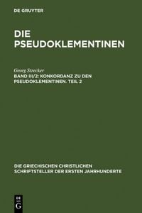 Produktbild: Konkordanz zu den Pseudoklementinen, Teil 2