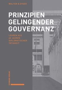 Produktbild: Prinzipien gelingender Gouvernanz