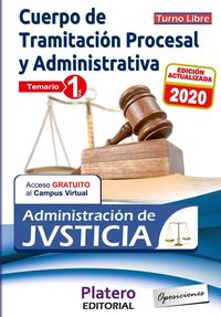 Produktbild: Tramitaci&oacute;n procesal y administrativa, administraci&oacute;n justicia, turno libre, temario I