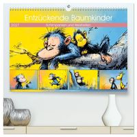Produktbild: Entz&uuml;ckende Baumkinder. Schimpansen und Weisheiten (hochwertiger Premium Wandkalender 2027 DIN A2 quer), Kunstdruck in Hochglanz
