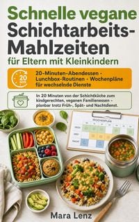 Produktbild: Schnelle vegane Schichtarbeits-Mahlzeiten f&uuml;r Eltern mit Kleinkindern
