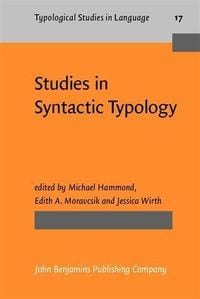 Produktbild: Studies in Syntactic Typology