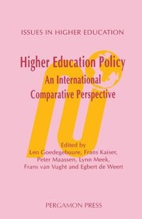 Produktbild: Higher Education Policy: An International Comparative Perspective
