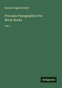 Produktbild: Principia Typographica the Block-Books