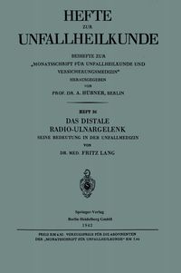 Produktbild: Das Distale Radio-Ulnargelenk