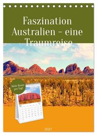 Produktbild: Faszination Australien - eine Traumreise (Tischkalender 2027 DIN A5 hoch), CALVENDO Monatskalender