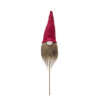 Bild vom Artikel Buchwichtel "Tomte", samtrot Stab vom Autor 