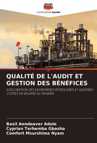 Produktbild: QUALIT&Eacute; DE L'AUDIT ET GESTION DES B&Eacute;N&Eacute;FICES
