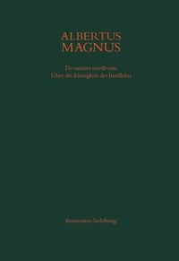 Produktbild: De unitate intellectus. &Uuml;ber die Einzigkeit des Intellekts