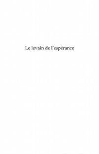 Produktbild: Le levain de l'esperance