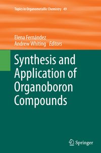 Produktbild: Synthesis and Application of Organoboron Compounds