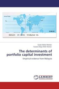 Produktbild: Abdul Wahab, S: Determinants of portfolio capital investment