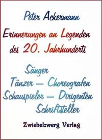 Produktbild: Erinnerungen an Legenden des 20. Jahrhunderts