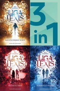 Produktbild: Bookford Manor Trilogie Band 1-3 in einem Bundle: Liga Lexis Nachtschwarze Worte / Blutrote Tinte / Silberhelle Welten