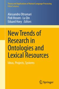 Produktbild: New Trends of Research in Ontologies and Lexical Resources