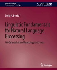 Produktbild: Linguistic Fundamentals for Natural Language Processing