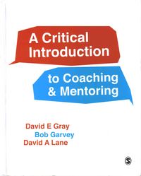 Produktbild: A Critical Introduction to Coaching and Mentoring