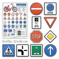 Produktbild: Meine Verkehrszeichen f&uuml;r die Fahrradpr&uuml;fung- mit den neuen Verkehrszeichen
