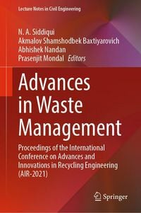 Produktbild: Advances in Waste Management