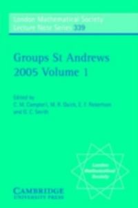 Produktbild: Groups St Andrews 2001 in Oxford: Volume 1