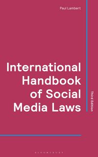 Produktbild: International Handbook of Social Media Laws