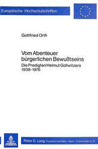 Produktbild: Vom Abenteuer b&uuml;rgerlichen Bewusstseins