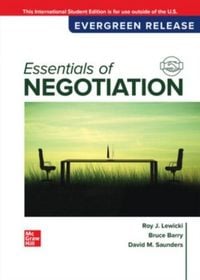 Produktbild: Essentials of Negotiation: 2024 Release ISE