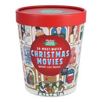 Produktbild: 50 Must-Watch Christmas Movies Bucket List 1000-piece Jigsaw Puzzle