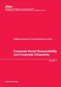 Produktbild: Corporate Social Responsibility und Corporate Citizenship