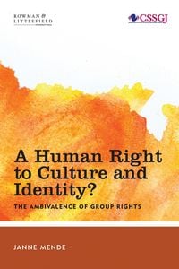 Produktbild: A Human Right to Culture and Identity
