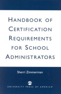 Produktbild: Zimmerman, S: Handbook of Certification Requirements for Sch